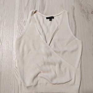 Banana Republic Ivory Knit Top